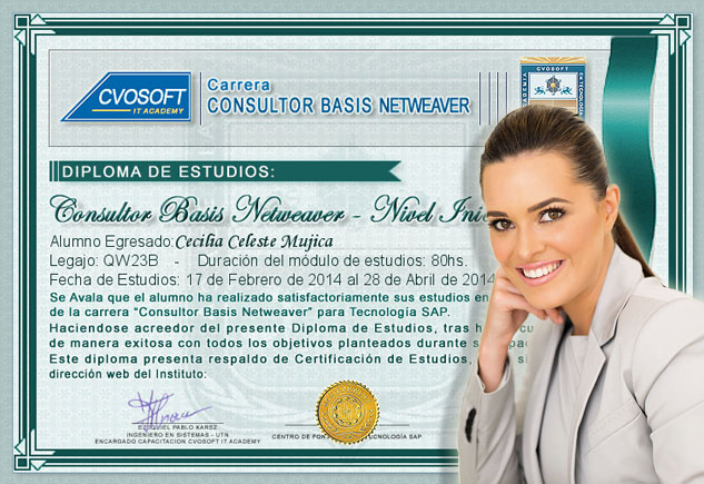 Diploma de estudios Consultor Basis NetWeaver - Nivel Inicial