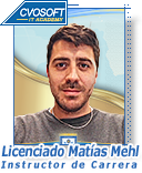 Licenciado Matías Mehl - Instructor de carrera